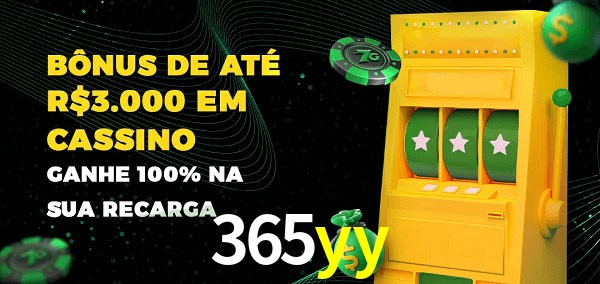 365yy melhor bônus de depósito